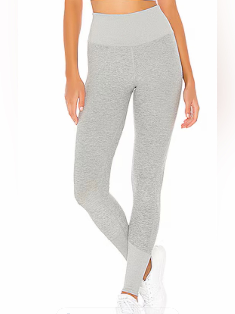ALO Yoga High-Waist Light Grey Seamless Leggings